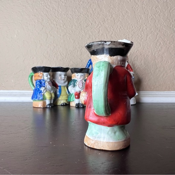 Vintage 1940's Made in Occupied Japan Toby Mug, Barware, Japanese Ceramics, MIOJ - Picture 2 of 7